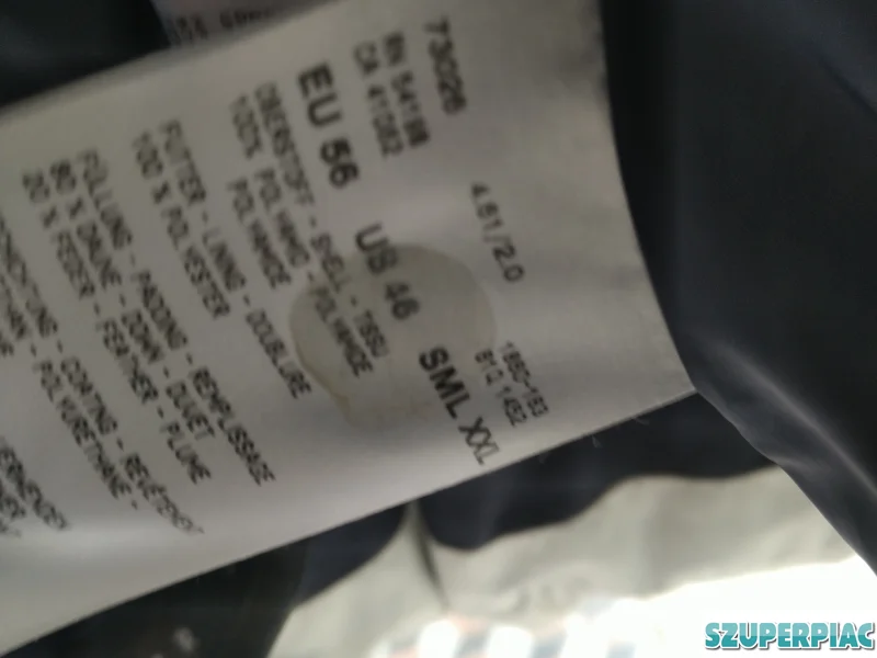 Bogner 2XL kabát téli új állapotban