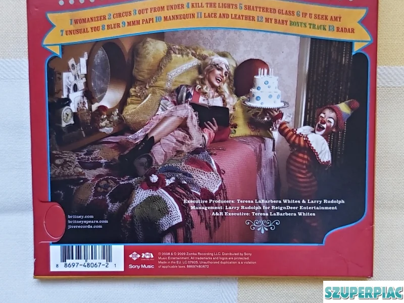 Britney Spears Circus CD