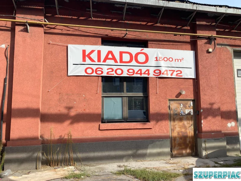Kiadó raktárhelyiség