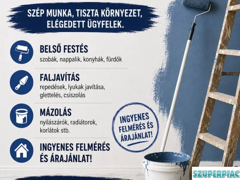 Szobafestés korrekciós festés Budapest