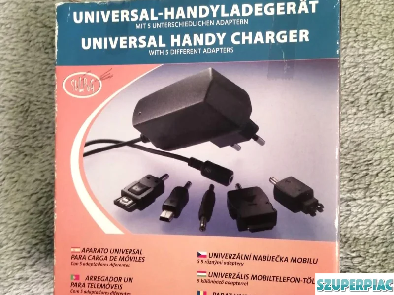 Új univerzális mobiltelefontöltő 5 régebbi típushoz