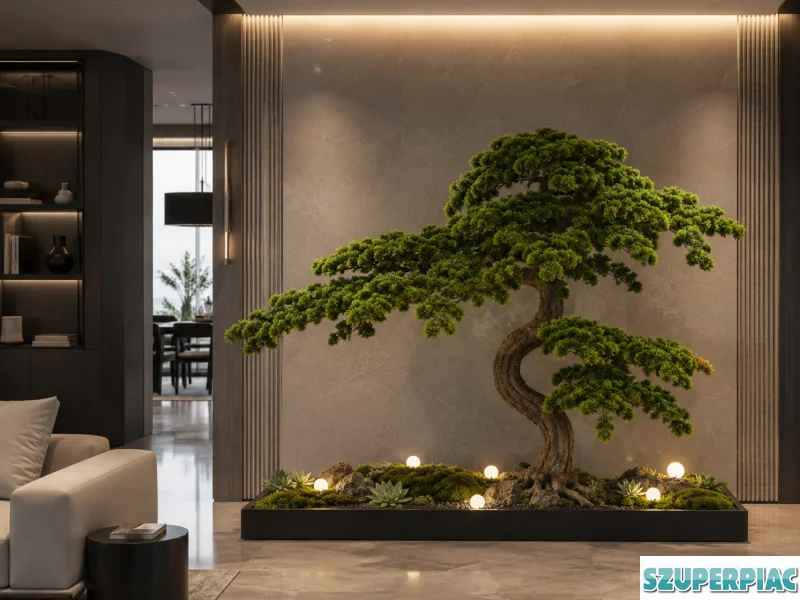 Prémium mű bonsai fák különböző formákban és méretekben