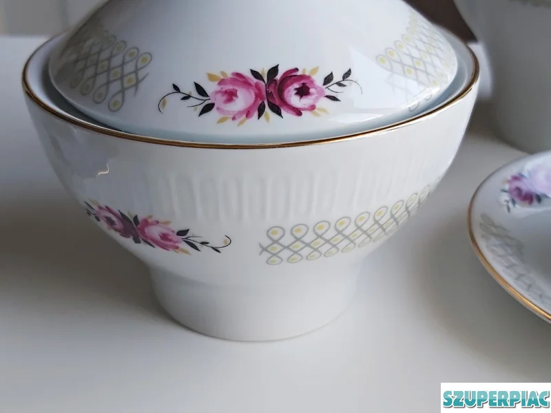 Német Stadtlengsfeld porcelán kávés szett