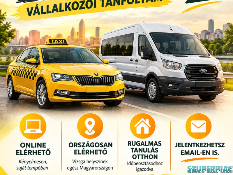 Taxis és személyszállítói szakmai irányító tanfolyam