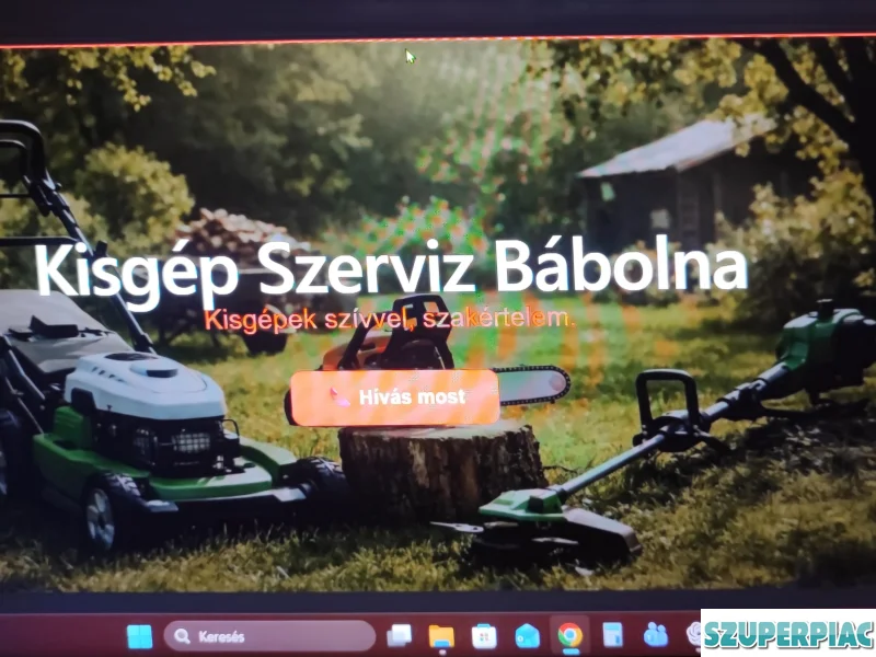 Kisgép Szerviz Weboldal Domain Csomag