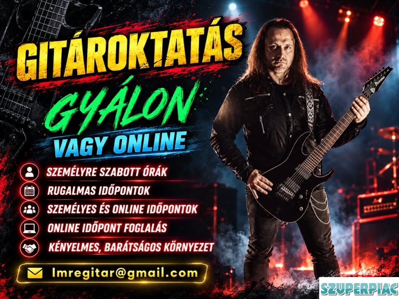 Gitároktatás egyéni és csoportos