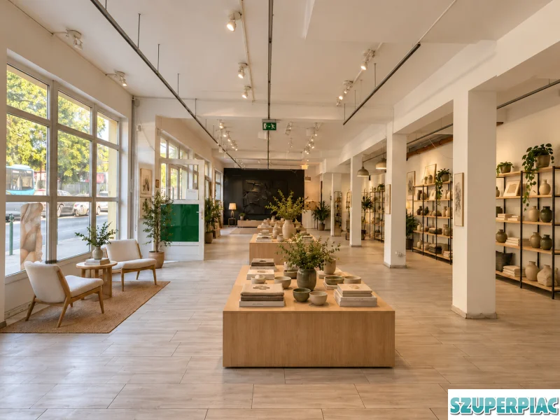 Kiadó üzlet Kőbányán 180 m2 földszint és 160 m2 pince