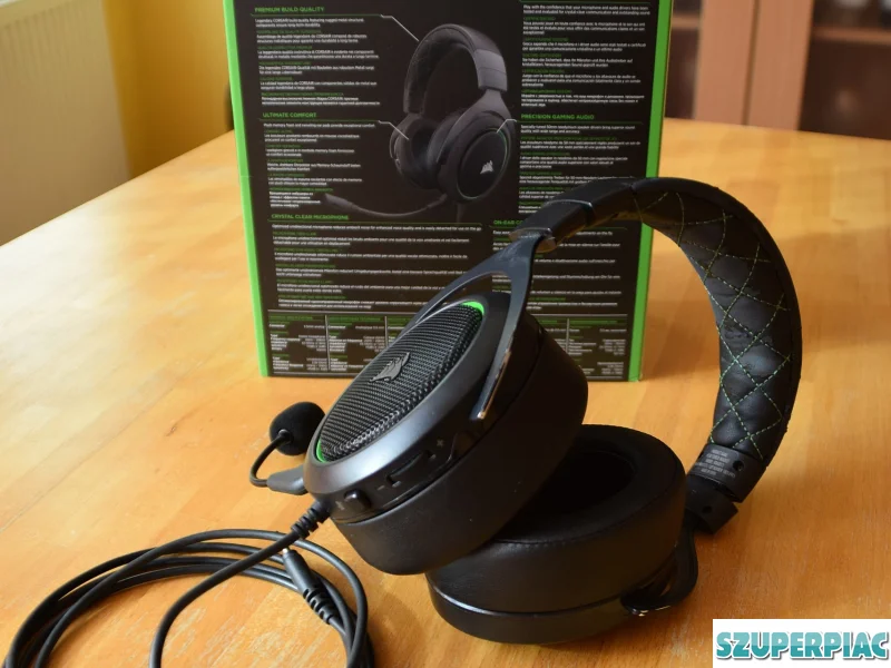 Headset játékhoz munkához és filmnézéshez Corsair HS50