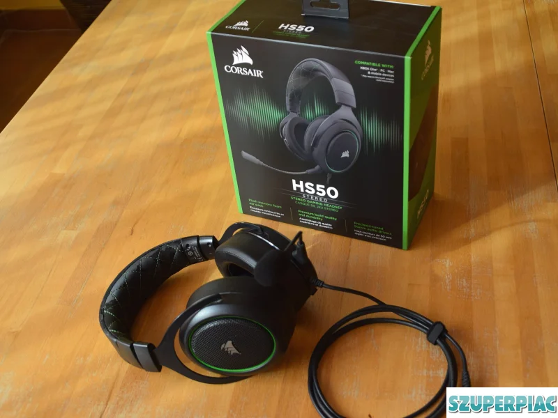Headset játékhoz munkához és filmnézéshez Corsair HS50