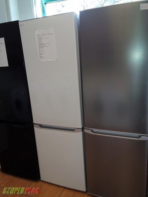 új 168 cm magas kombi hűtőgép 3 év garanciával eladó