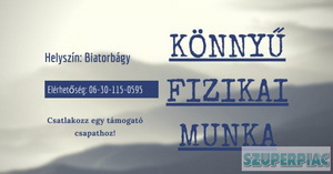 KÖNNYŰ FIZIKAI MUNKA