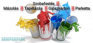 Festés,  Tapétázás,  Gipszkarton szerelés,  parketta 