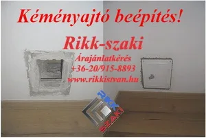 Kéménytisztító és ellenőrzőajtók cseréje
