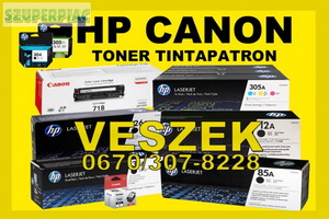 Eredeti bontatlan HP Canon toner tintapatron veszek