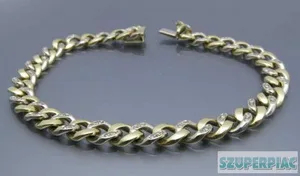 14k bicolor karperec uniszex gyemantokal certfikac