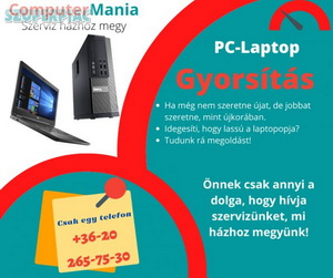 Lassú a számítógép-laptop?