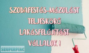 Szobafestést és lakásfelújítást vállalok