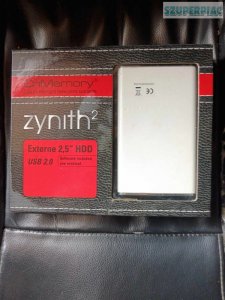 Zynith2 hordozható 500GB külső merevlemez elegáns új tokkal és t