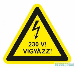 Érintésvédelmi matricák több féle