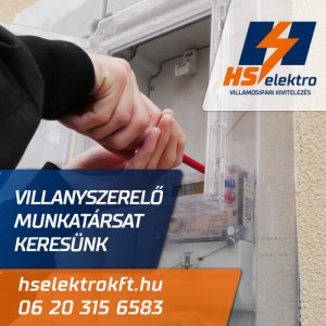 Villanyszerelő állás Baranya