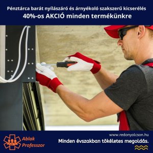 Redőny felszerelés javítás
