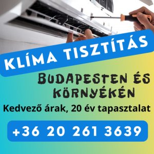 Klíma tisztítás karbantartás