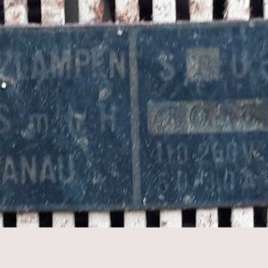 Régiség kvartzlámpa Hanau