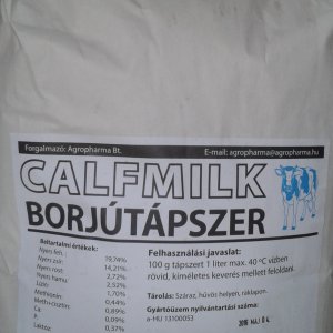 Calfmilk borjútejpor 20 kgzs kiszállítva