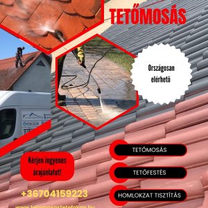 TetőmosásTetőfestés