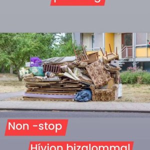 Lomtalanítás költöztetés fuvarozás ház kipakolás
