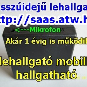Lehallgató mobiltelefonnal utolsó darabok 20 ezer