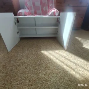 Tükrös fürdőszoba szekrény