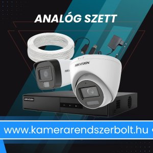 Analóg HD kamera megfigyelőrendszer szett