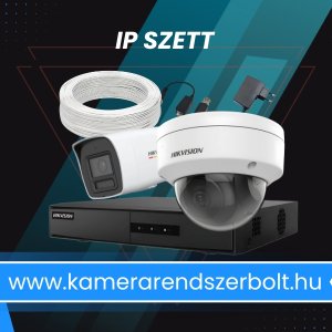 Digitális IP kamera megfigyelőrendszer szett