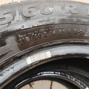 215 60 16 semperit 21560 R 16 téli gumi 2 db 7 mm