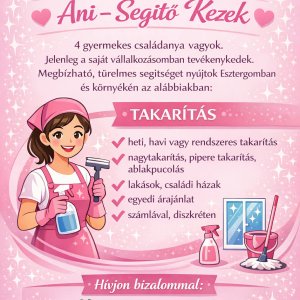 Takarítást vállalok Esztergomban és környékén