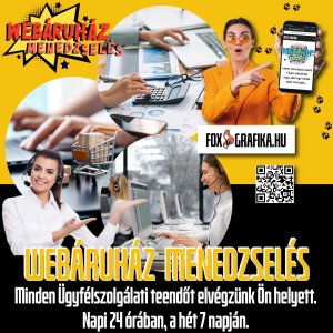 WEBÁRUHÁZ MENEDZSELÉS FoxGrafika