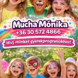 Arcfestés Csillámtetoválás Henna festés Homok kép Trambulin
