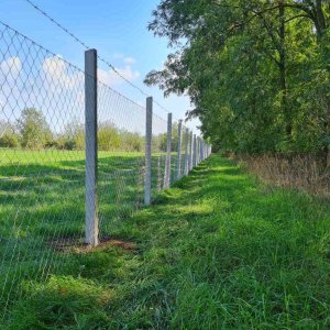 Drótkerítés vadháló kerítés drótháló oszlop kapu kerítésépítés