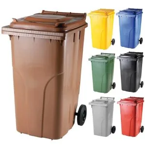 EuroPlast Kuka 240l háztartási szemetes CE