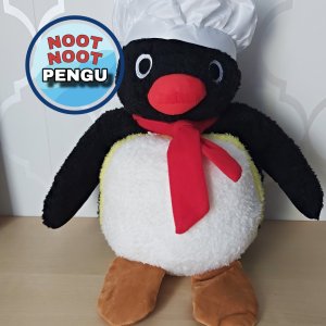 Plüss pingvin noot noot mese figura gyerek