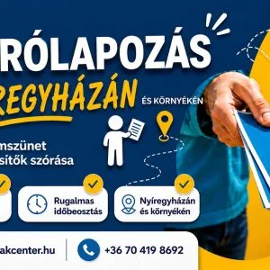 Szórólapozás Nyíregyházán és környékén