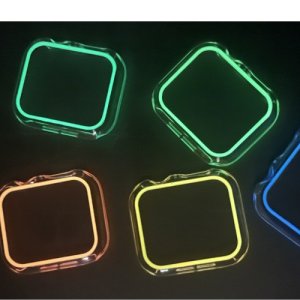 Apple Watch fluoreszkáló műanyag védőtok