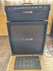 Eladó kiváló állapotú Line6 halfstack Eladó kiváló állapotú Line6 halfstack