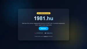 1981hu domain név 1981hu domain név