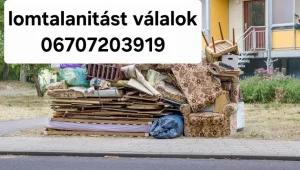 Lomtalanitást válalok Lomtalanitást válalok