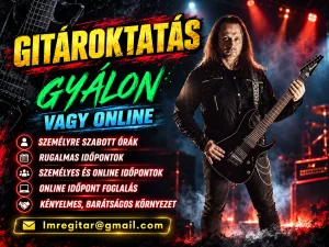 Gitároktatás egyéni és csoportos