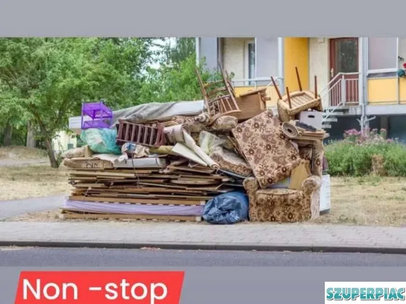 Lomtalanítás költöztetés fuvarozás ház kipakolás