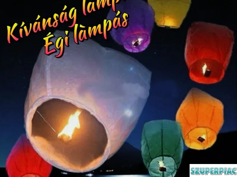 Kívánság lampion Égi lámpás