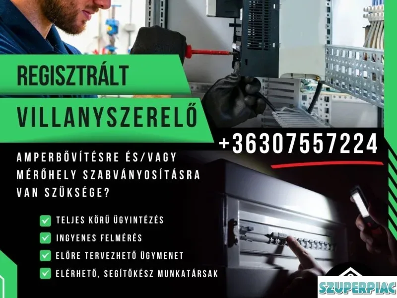 Regisztrált villanyszerelő